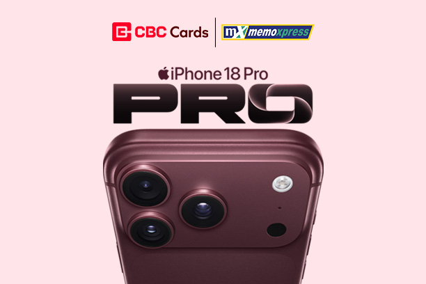 Chinabank installments credit card promo: The new iPhone 18 Pro series at 0% installment for up to 24 months at MemoXpress!